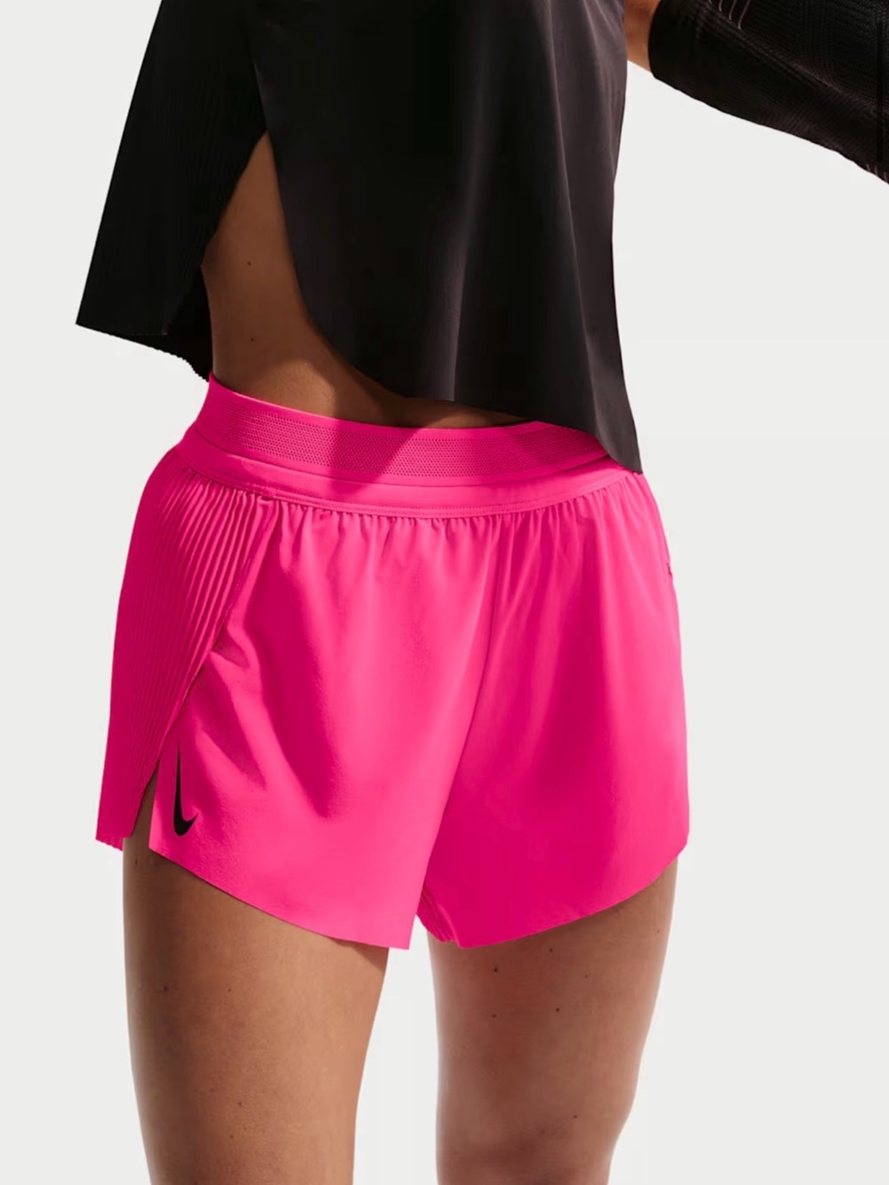 Nike Women's Neon Pink Athletic Running Shorts